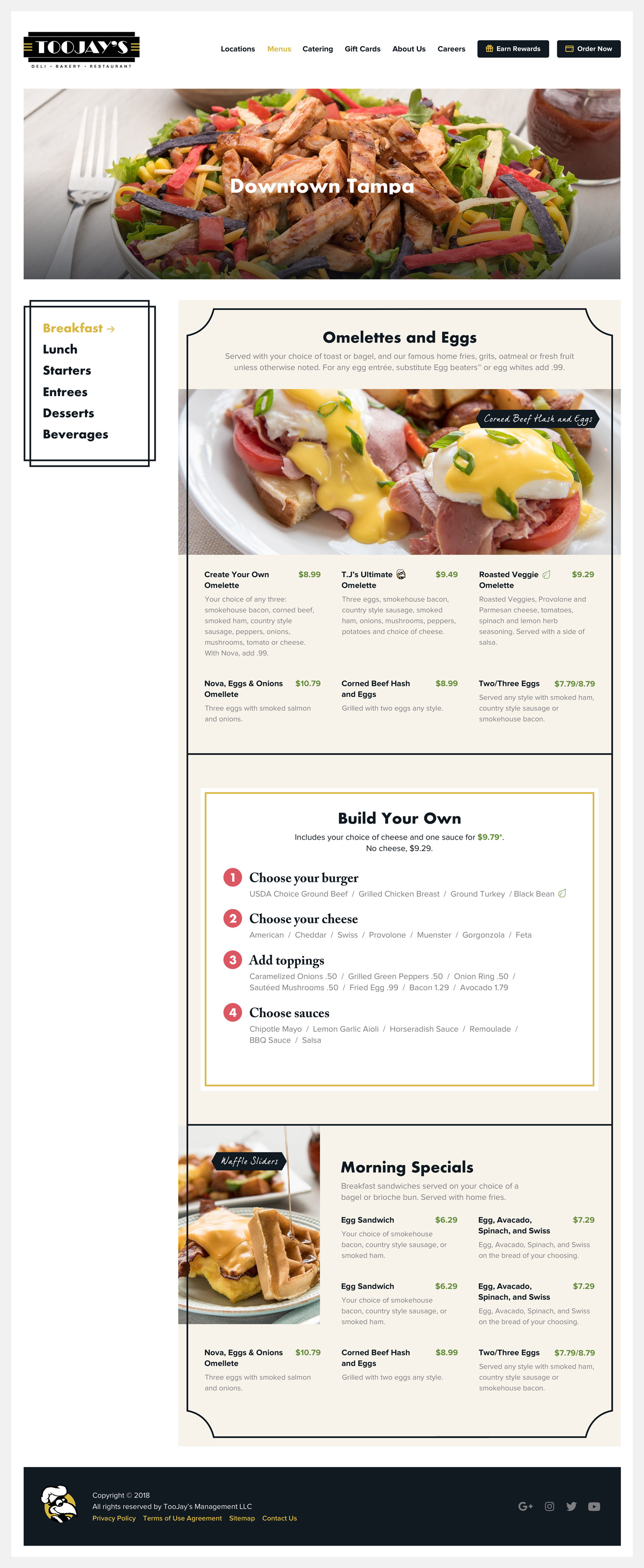TooJay's - Online menu