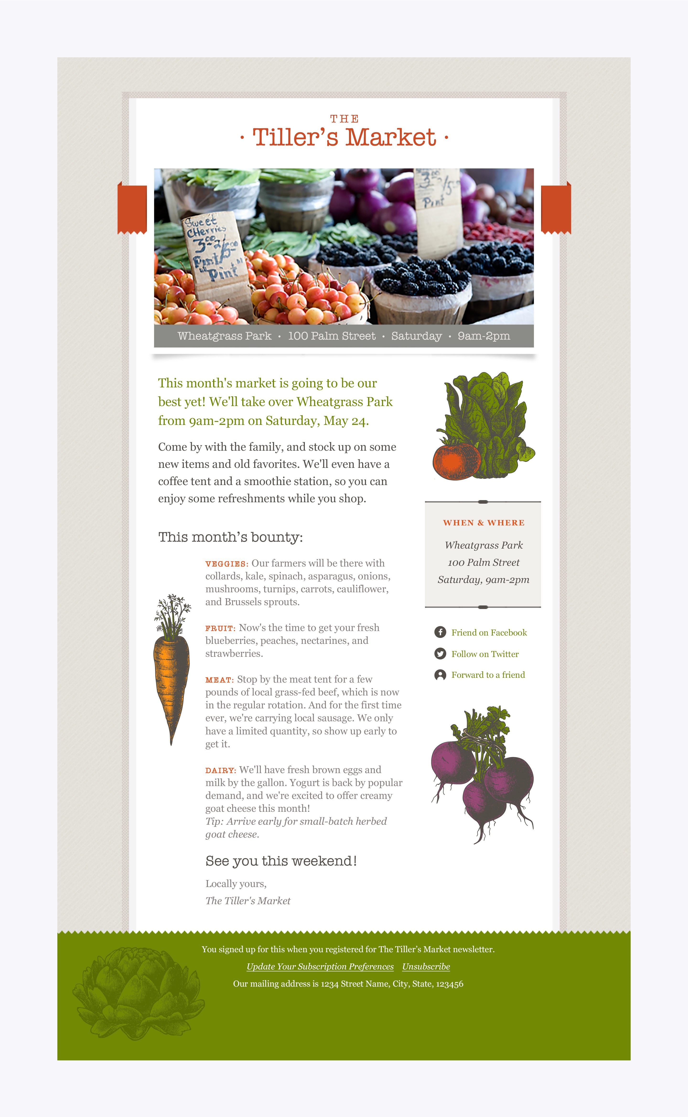 MailChimp - Email Design Template 1