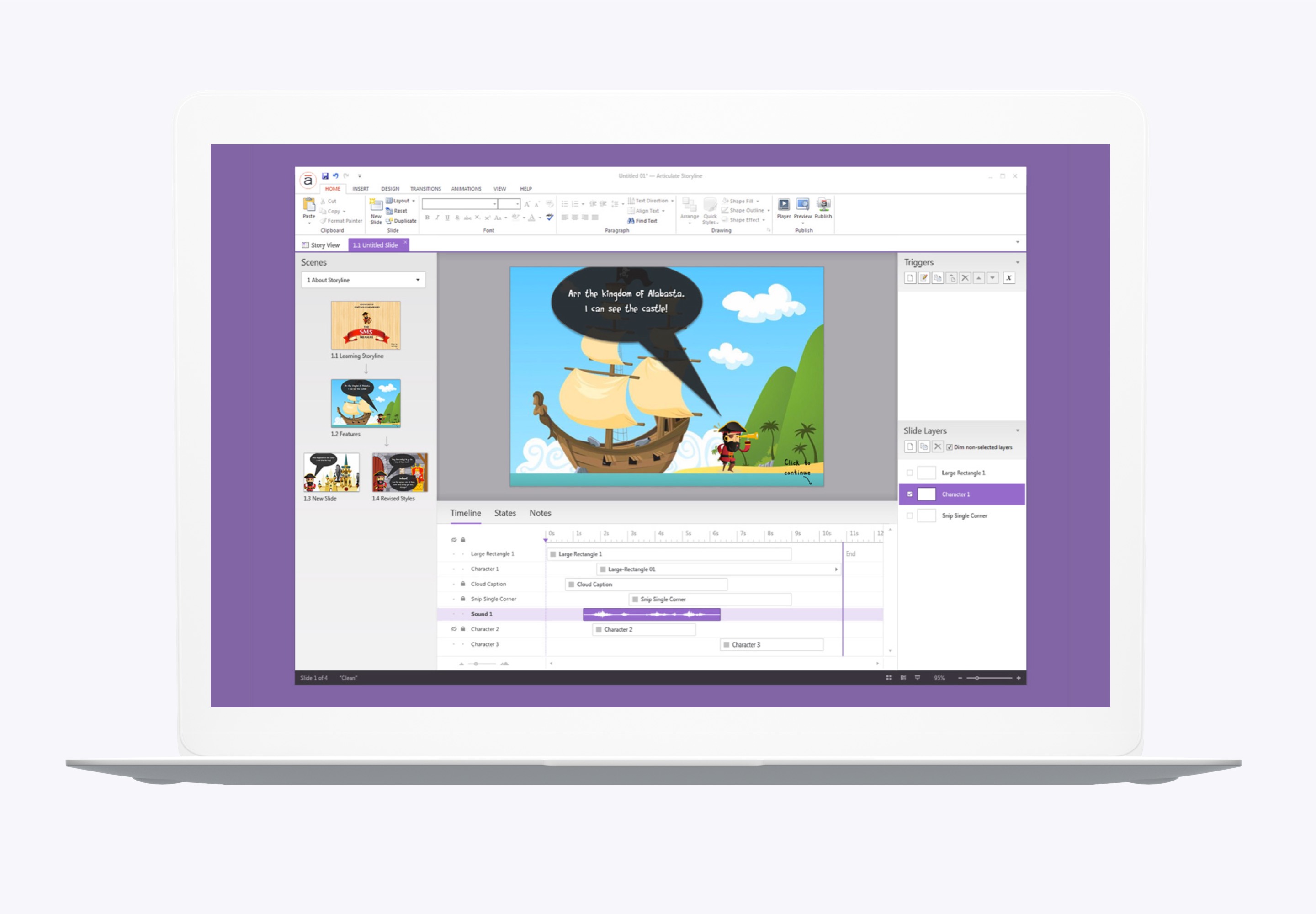 Articulate - Storyline User Interface